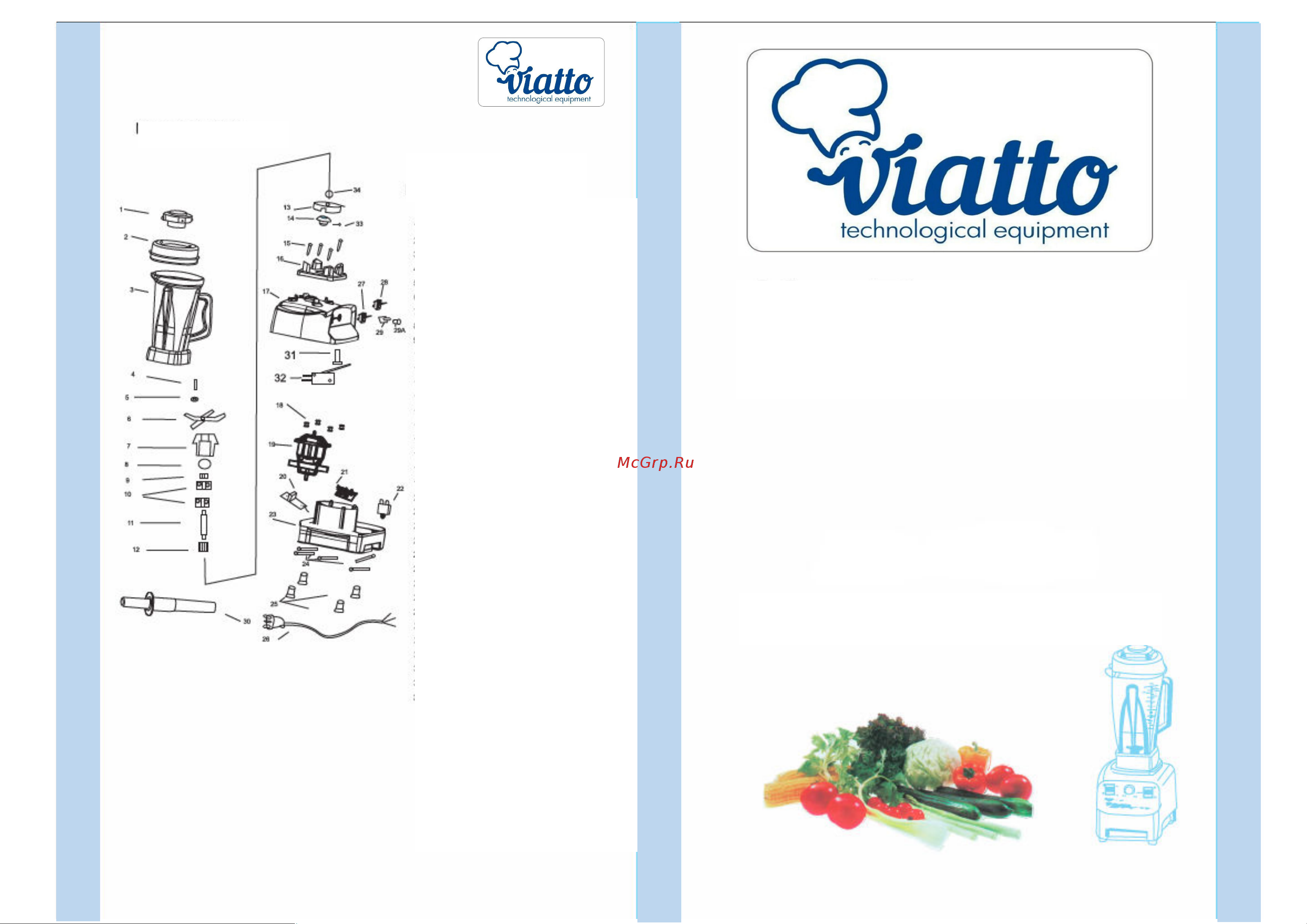 VIATTO VBL‑1350 Инструкция по эксплуатации онлайн