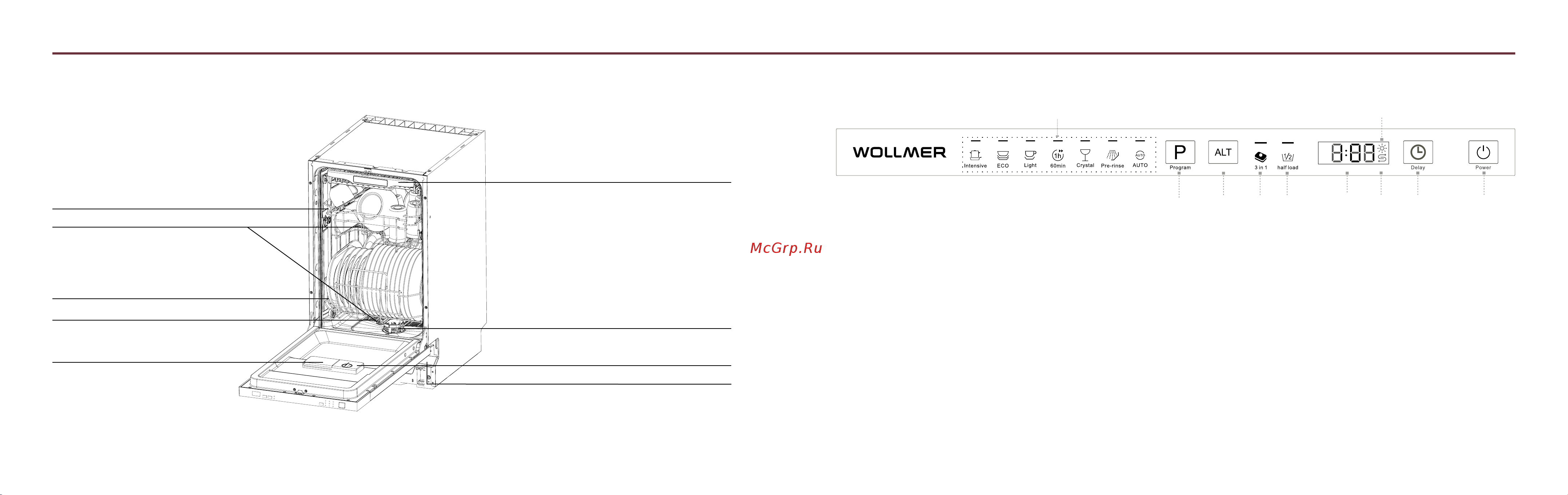 Wollmer A45 Onyx Инструкция по эксплуатации онлайн [2/18] 904669