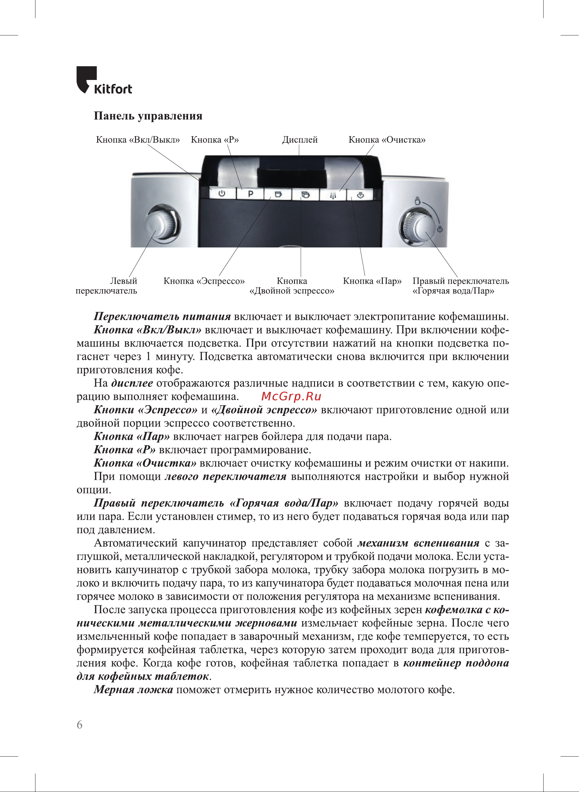 Kitfort KT-7320 Инструкция по эксплуатации онлайн [6/24] 905184