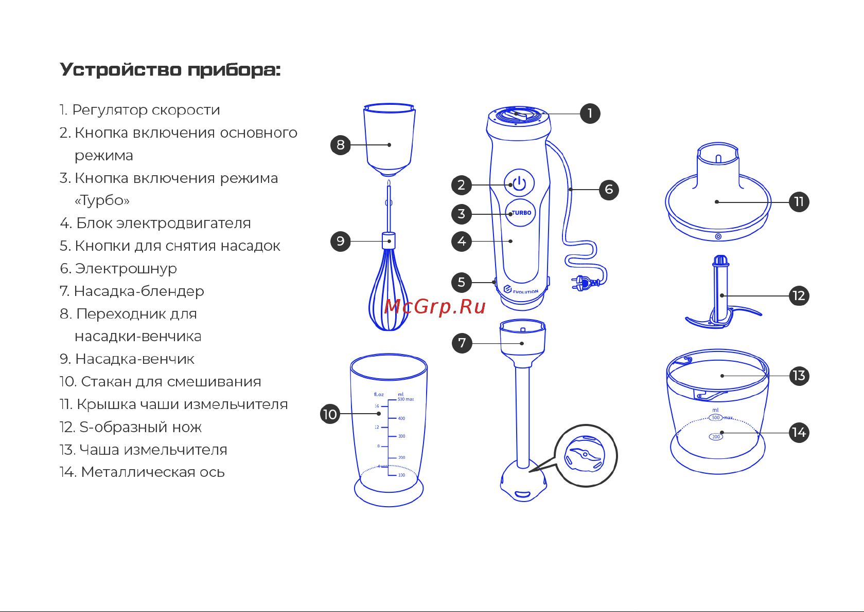 Evolution HBS-1341 Black Инструкция по эксплуатации онлайн [5/19] 905222