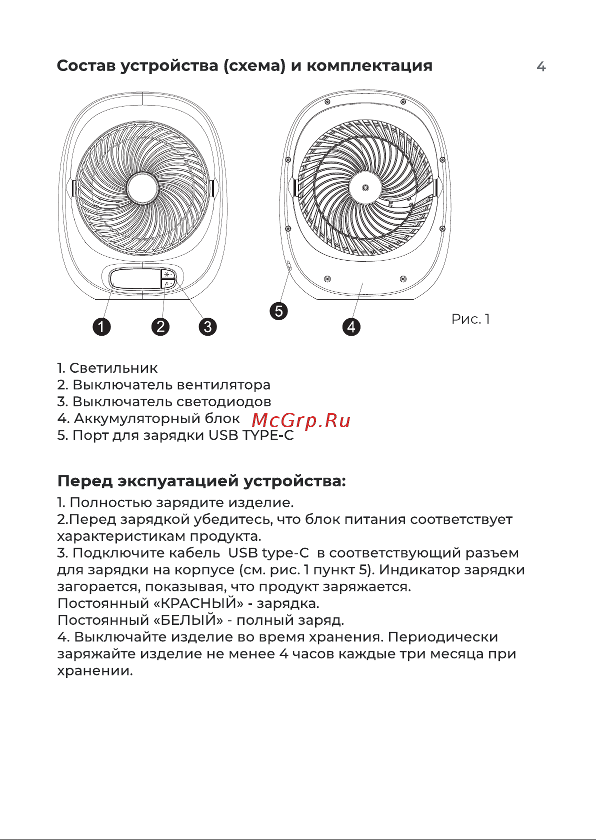 Evolution AirLeaf AL-101 White Инструкция по эксплуатации онлайн [4/12] 905290