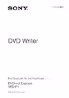 Sony VRD-P1 Инструкция 1