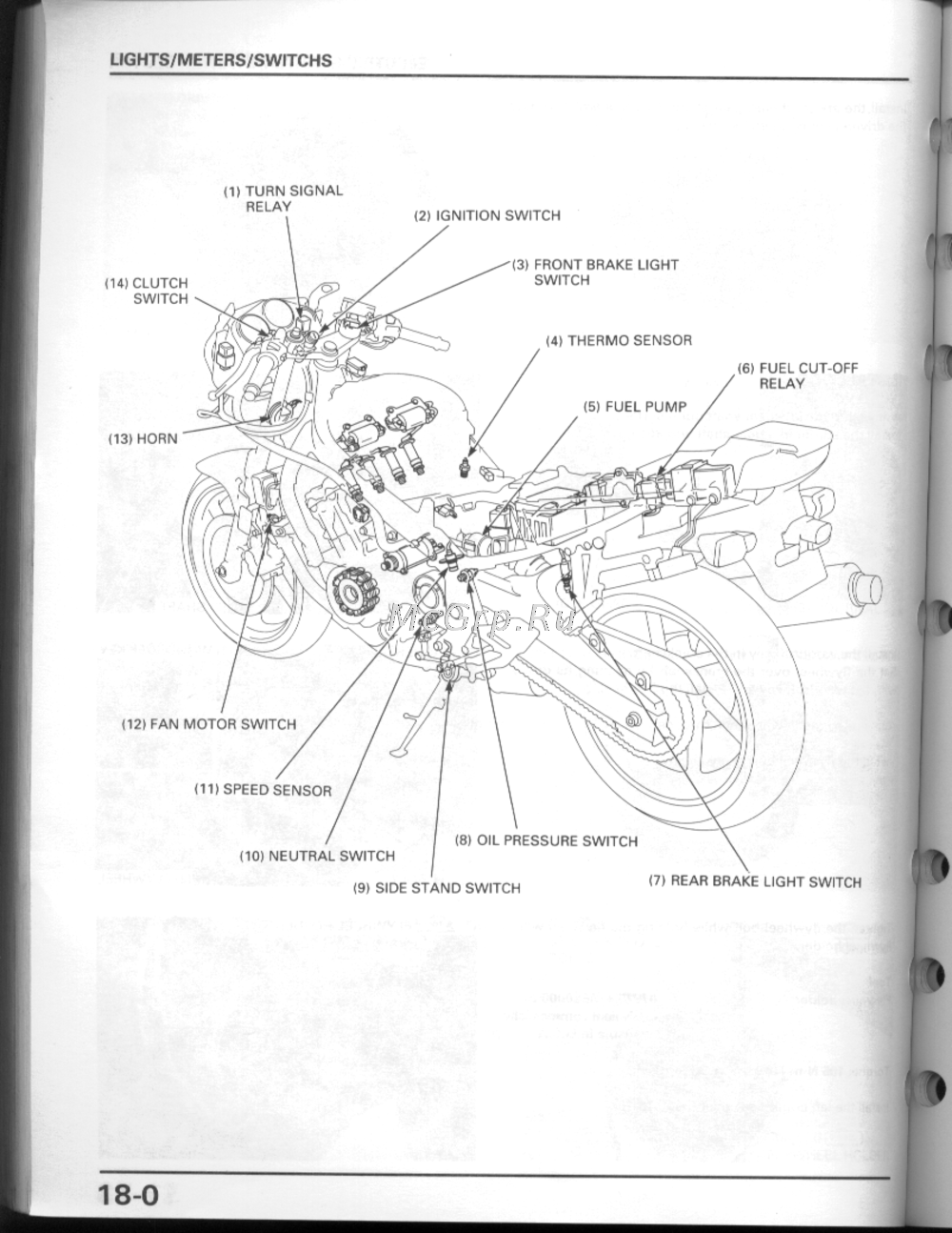 Honda CBR600F3 Инструкция 19
