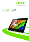 Acer Iconia A3-A10 Инструкция 1