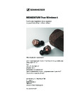 Sennheiser Momentum 4 White Silver Руководство по эксплуатации