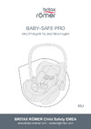 Britax Roemer BABY-SAFE PRO Night Blue Руководство по эксплуатации