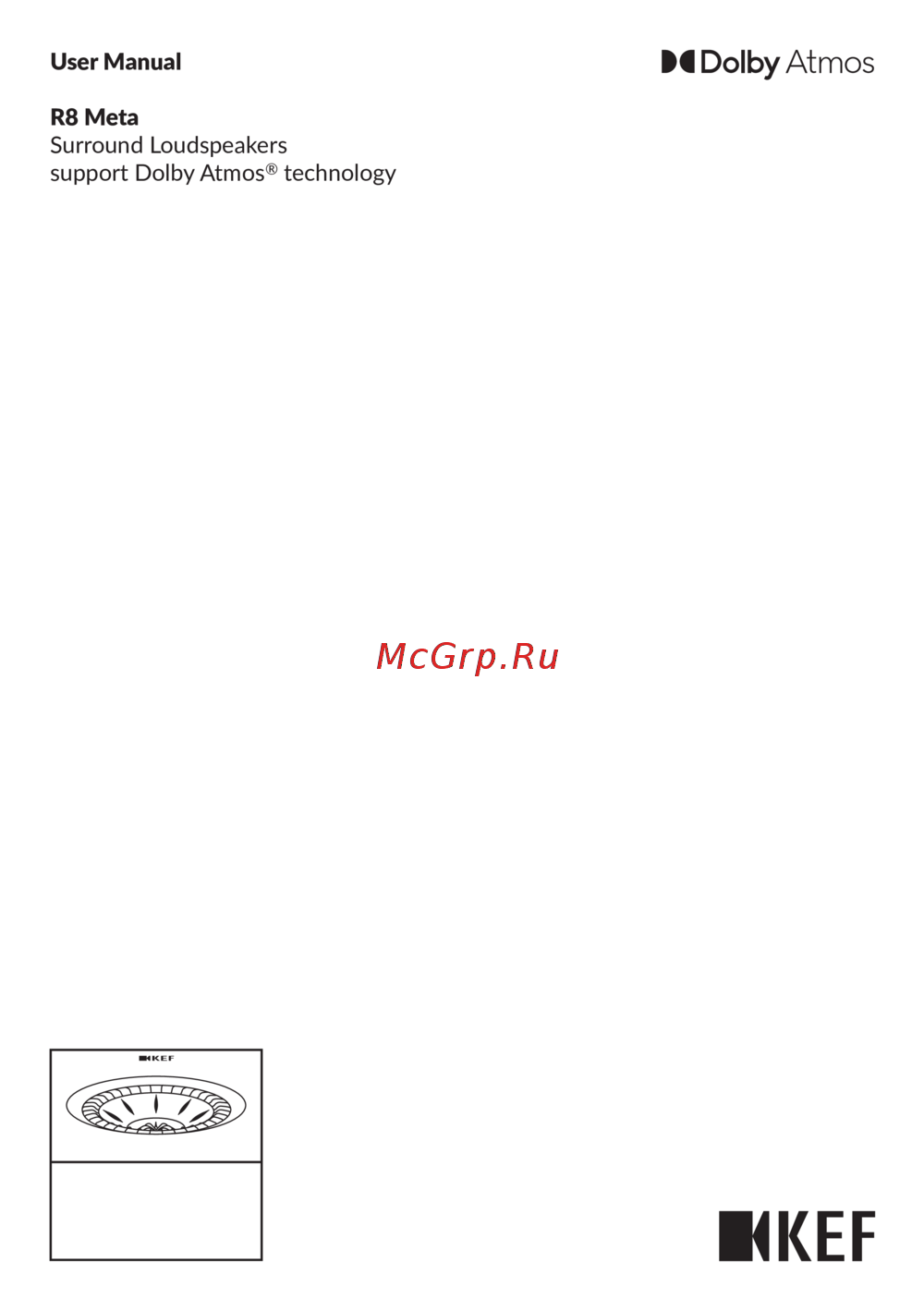Kef R3 Meta Инструкция по работе