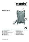 Metabo RSG 18 LTX 15 Инструкция по применению