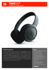 JBL TUNE500BT Краткая инструкция