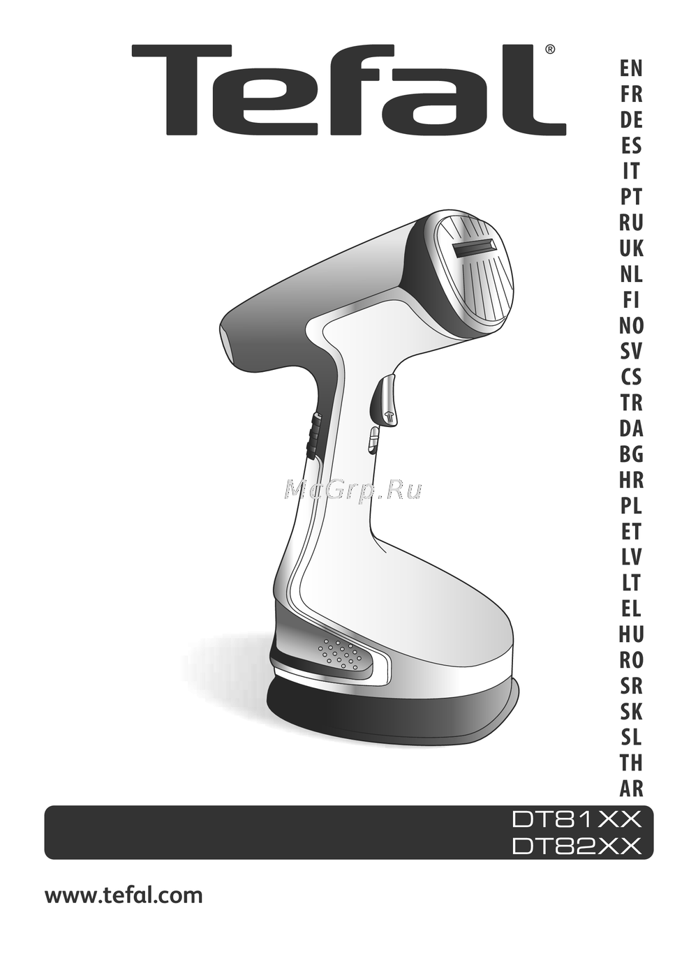 Tefal DT82XX Инструкция по работе