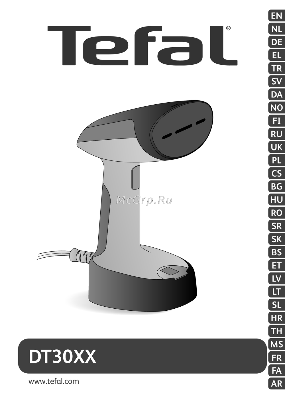 Tefal DT30XX Руководство пользователя
