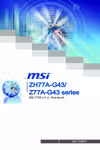 MSI ZH77A-G43 Инструкция пользователя