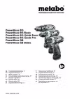 Metabo PowerMaxx BS Quick Pro Инструкция к устройству