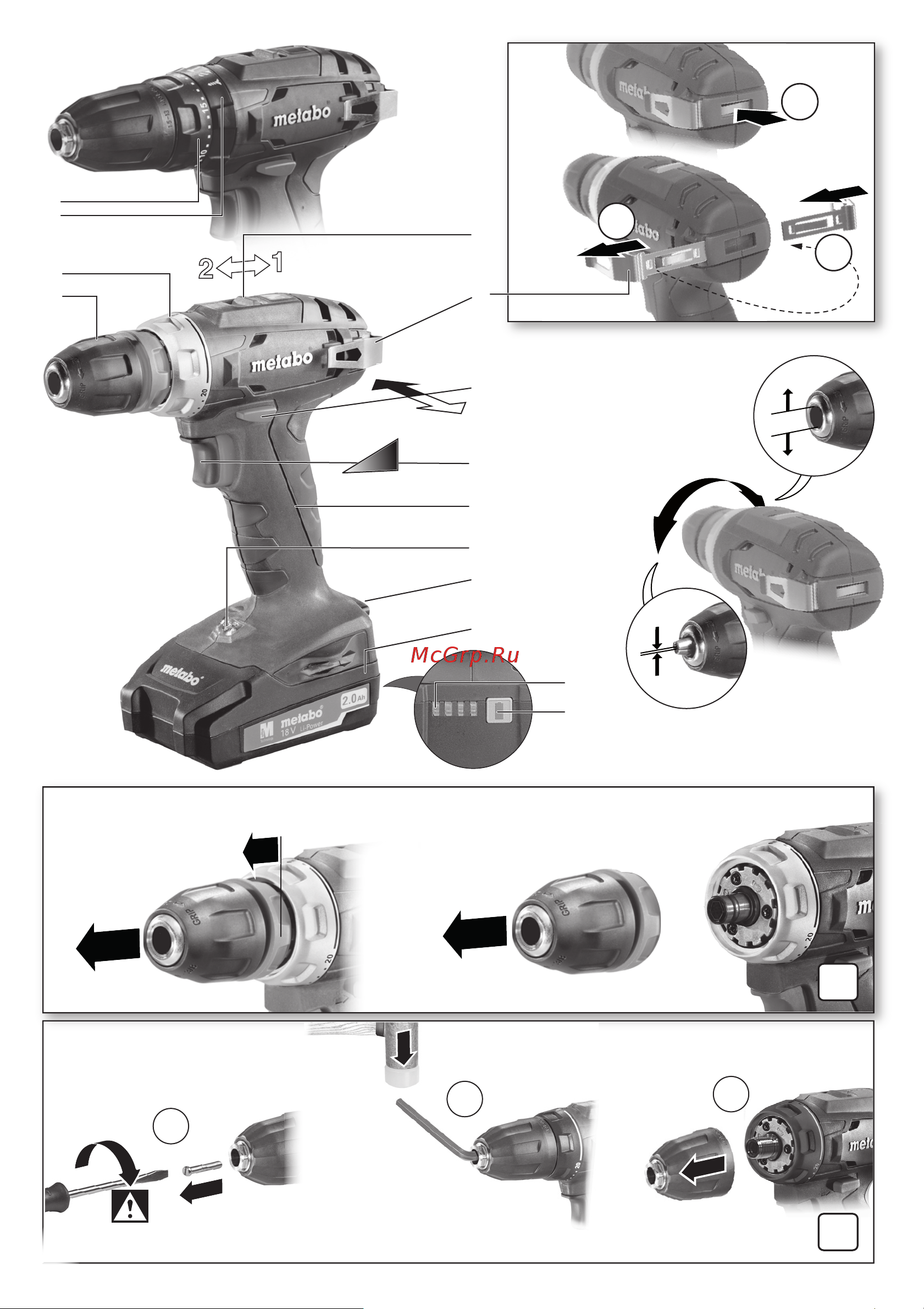 Metabo SB 18 Руководство по настройке онлайн [2/10] 963947