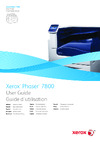 Xerox Phaser 7800DX Инструкция к устройству