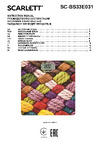 Scarlett SC-BS33E031 Инструкция по работе