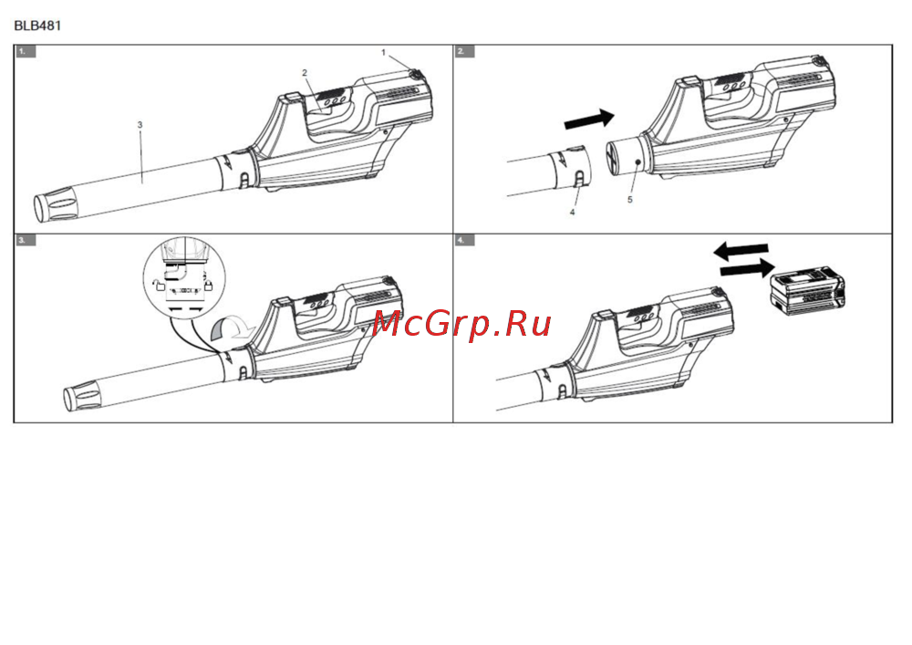 Greenworks GC82BL / 2401107 Инструкция по работе
