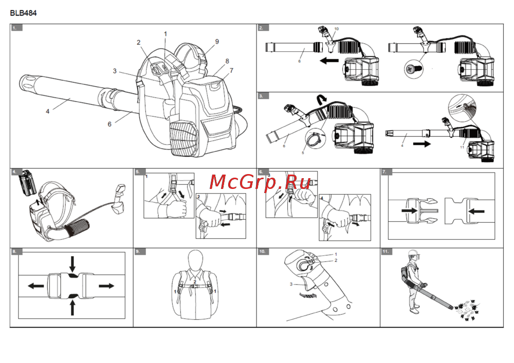 Greenworks GC82BPB / 2402507 Руководство по эксплуатации