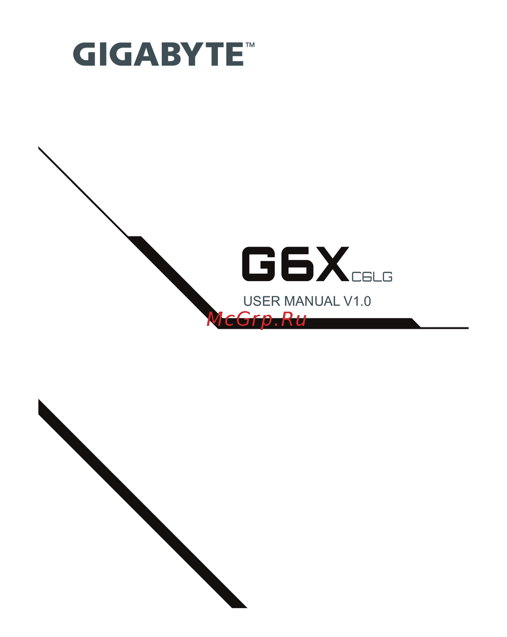 Gigabyte G6X Эксплуатационная инструкция
