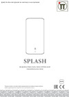 Splash EWH-SP100-FS Инструкция пользователя