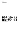 Gaggenau BSP220111 Инструкция по эксплуатации