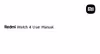 Redmi Redmi Watch 4 Смарт-Часы инструкция по эксплуатации, характеристики, форум владельцев, отзывы, вопросы и ответы, мануал, описание
