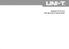 Uni-T UT71C/D/E Руководство по настройке