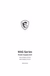 MSI MAG A650GLS PCIE5 Инструкция к устройству