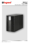 Legrand KEOR LP 3 kVA Руководство по запуску и установке