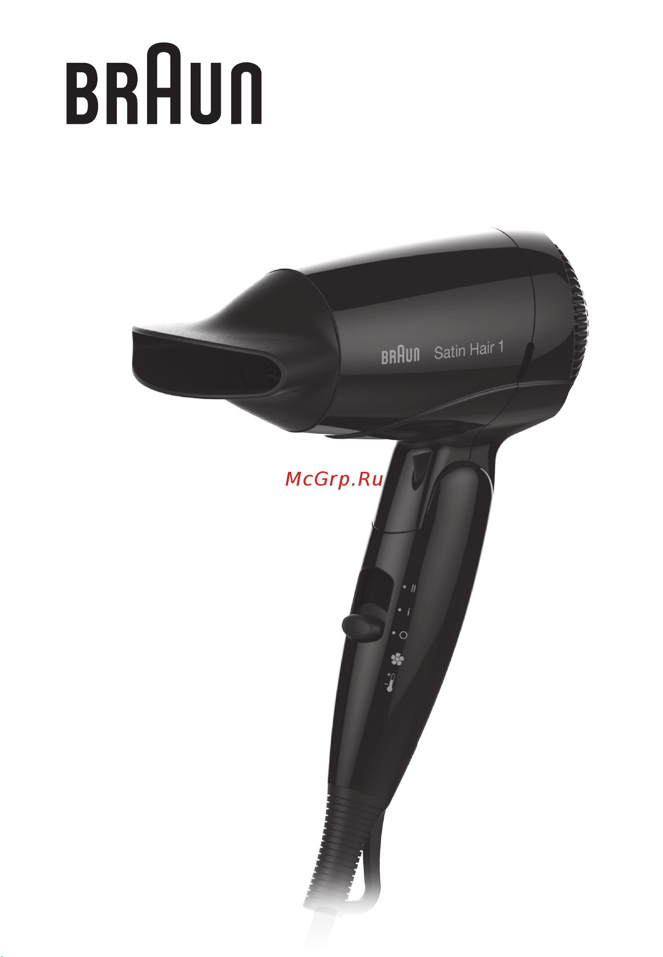 Braun Satin Hair 1 HD130 Инструкция к устройству онлайн