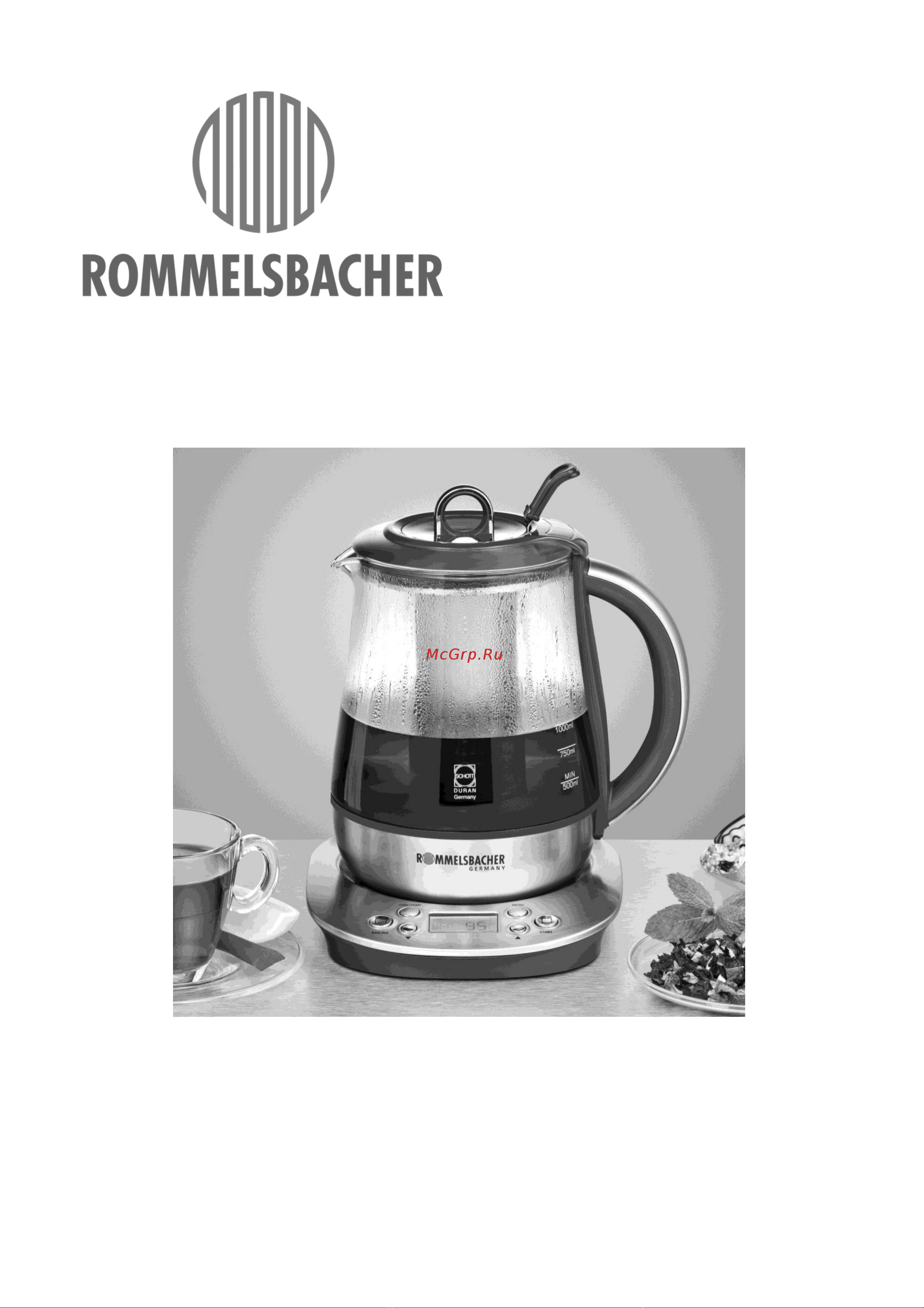 Rommelsbacher ta 1400 Руководство по эксплуатации онлайн
