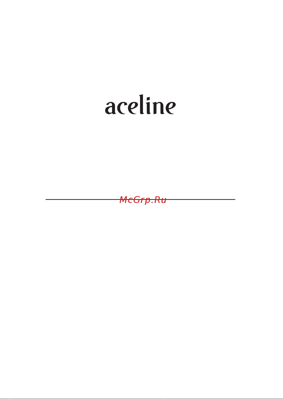 ACELINE HC-0120CU Инструкция по работе онлайн