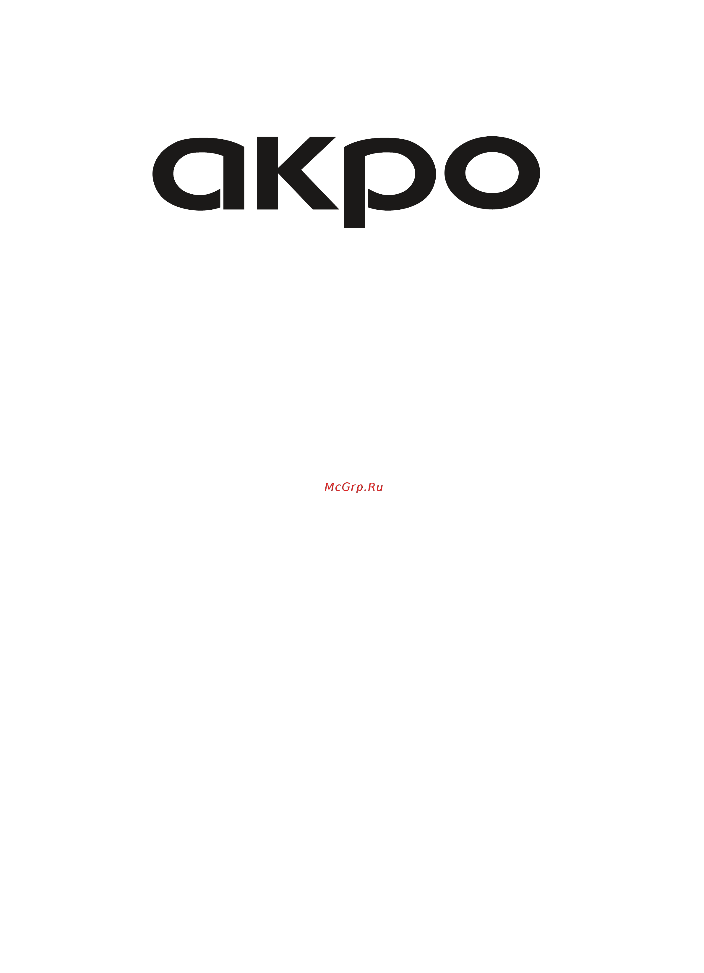 AKPO PEA 7009SED05 BL Инструкция к устройству онлайн